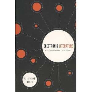  Electronic Literature N. Katherine Hayles Books