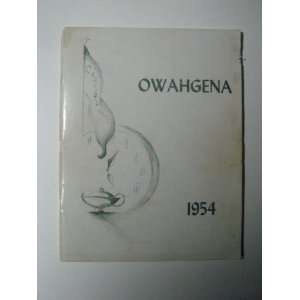  1954 Owahgena, Cazenovia High School Yearbook, Cazenovia 