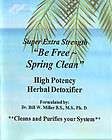 Be Free Spring Clean High Potency Herbal Detoxifer