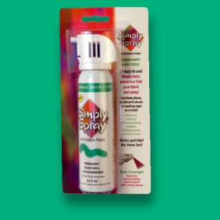 Simply Spray Fabric Spray Paint for Crafts Dries Soft  
