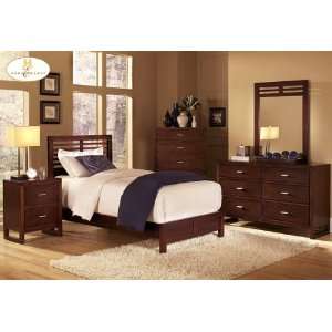    D158 1348T 1 Paula Collection Cherry Twin Bed