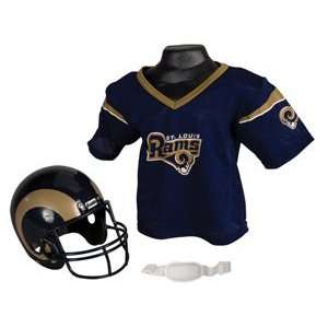 St. Louis Rams NFL Football Helmet & Jersey Top Set  