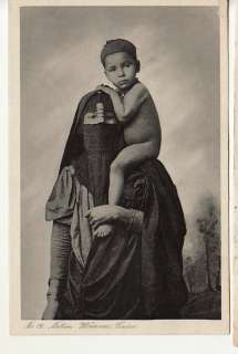 AFRICA EGYPT, CARIO NATIVE WOMAN with BABY postcard  