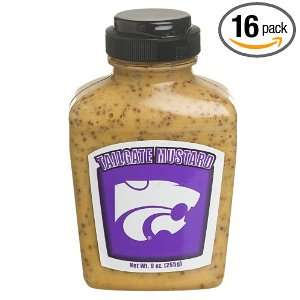 Tailgate Mustard Kansas State University, 9 Ounce Jars (Pack of 16 