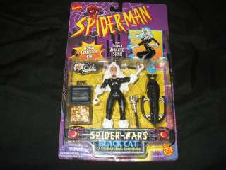 MARVEL Animated Spiderman Spider Wars Series Black Cat Action Figure 