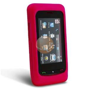    Silicone Skin Case for LG Xenon GR500, Hot Pink Electronics