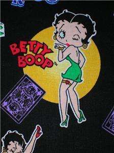 New Betty Boop Flannel BTY Gambling Casino Lady Luck  