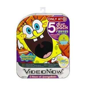  Tiger Electronics VideoNow SpongeBob SquarePants PVD 5 pk 