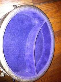   Brass Filigree Vanity Trinket Jewelry Casket Box Chest Mirror  
