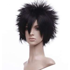  Spiky Black Short Length Anime Cosplay Wig Costume Toys & Games