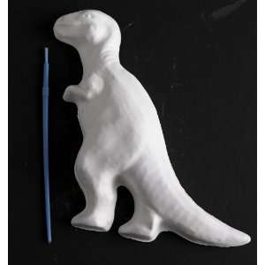   It Yourself T rex Dinosaur Plaster Plaque W/hanger Hook Toys & Games