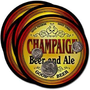  Champaign, IL Beer & Ale Coasters   4pk 