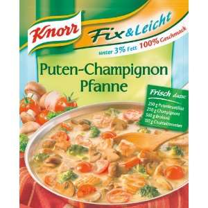   & Light turkey with mushrooms (Puten Champignon Pfanne) (Pack of 4