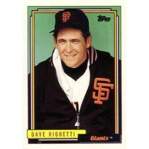  1992 Topps #35 Dave Righetti