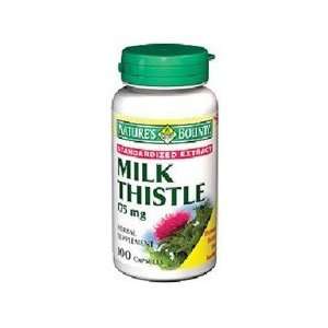  Natures Bounty Milk Thistle Capsules 175mg 100 Health 