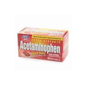  Rite Aid Extra Strength Acetaminophen, 500 mg, Easy Tabs 