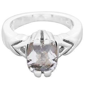 925 Sterling Silver Natural Gemstone Crystal Solitaire Ring Handmade 