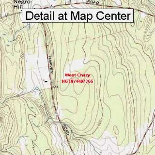   Map   West Chazy, New York (Folded/Waterproof)