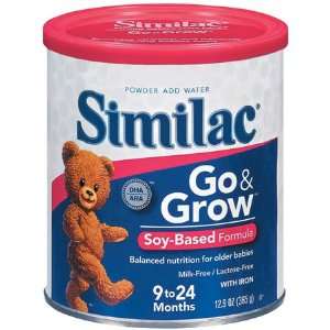  Similac Go AND Grow Soy Based / 12.9 oz can / case of 6 