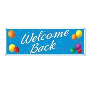  Welcome Back Sign Banner (Pack of 12)