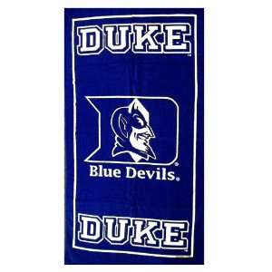  NCAA Duke Blue Devils Towel   Sports Beach Towel