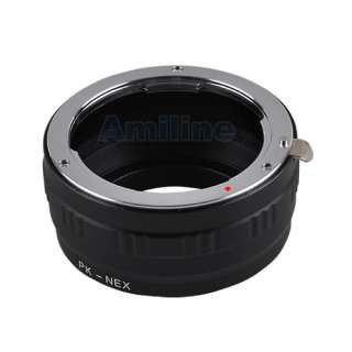 Pentax PK K mount lens to Sony NEX NEX3 NEX5 adapter 1021285945
