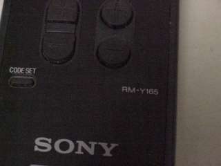 SONY RM Y165 TV REMOTE CONTROL  