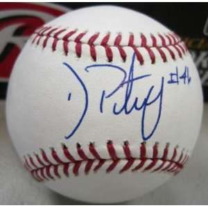 com Dan Petry Autographed Baseball   Official Ml W coa   Autographed 