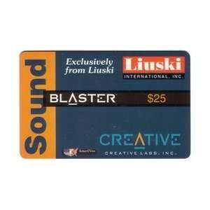  Collectible Phone Card $25. Sound Blaster   Creative Labs 