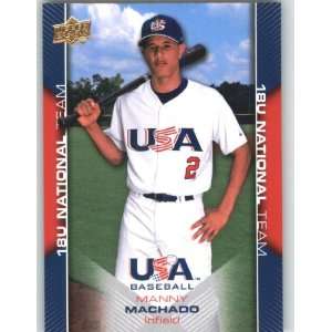  2009 10 Upper Deck 2010 USA Baseball #USA32 ?Manny Machado 