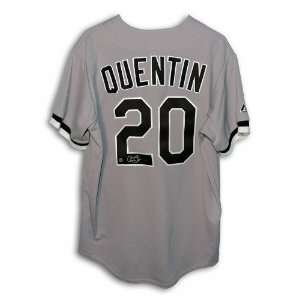  Carlos Quentin Chicago White Sox Gray Majestic Jersey 