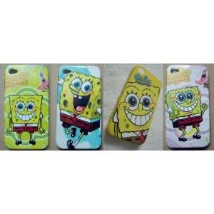  3 Pieces Cartoon Spongebob Cover Case for Iphone 4g 4gs 