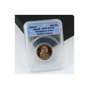  2001 Sacagawea Dollar Proof Ct 70   San Francisco Mint 