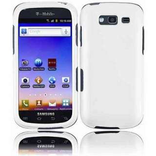 For Samsung Galaxy S Blaze 4G Phone Accessory White Rubberized Hard 