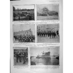    1906 FIREMEN MILAN GERMAN ARMY CHINA SHIP MINOTAUR
