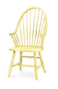 Eco Friendly Chappy Windsor ARM CHAIR Solid Hevea Wood 30 Painted 