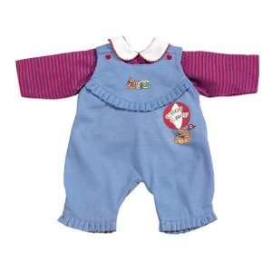  Clothing for 17 or 19 CHOU CHOU Dolls   Blue Overalls 