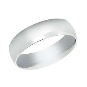  14K Solid White Gold Mens Ring / Band Jewelry