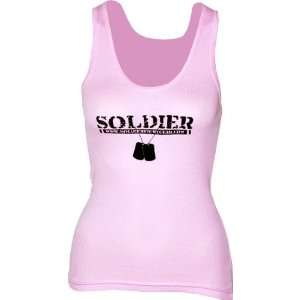 Soldier Fight Gear Logo Pink Beater Tank Top (SizeL)  