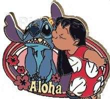 here is another of the smooching lilo and stitch pins on this