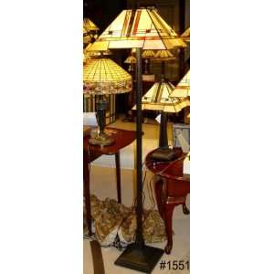  Paul Sahlin 1551 Paul Sahlin Arts & Crafts SMSQ Floor Lamp 