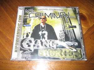 Chicano Rap CD Mr Criminal   Gang Stories   2 Disc Set   West Coast 