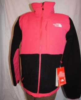 North Face WOMENS SMALL Denali Fleece JACKET Retro Pink/Black NWT 