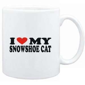  Mug White  I LOVE MY Snowshoe  Cats