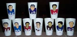 1970S 7 11 NFL FOOTBALL SLURPEE CUPS  
