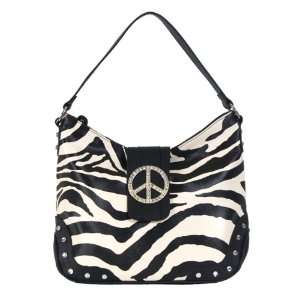  Zebra Peace Sign Logo Handbag Electronics
