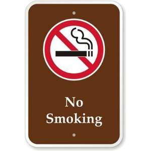  No Smoking (with Graphic) Diamond Grade Sign, 18 x 12 