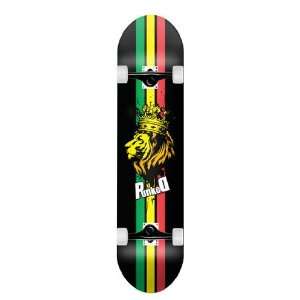 Rasta Lion Graphic Complete Skateboard 7.5 Skateboards, 