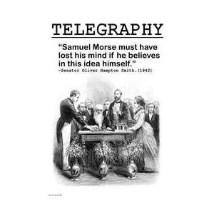  Morse Telegraphy 24x36 Giclee