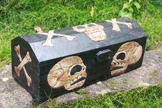 Large treasure Chest Box 20   Skull and Bones Accessories  